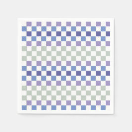 Skandinavisches minimalistisches Pastellgrün und L Serviette