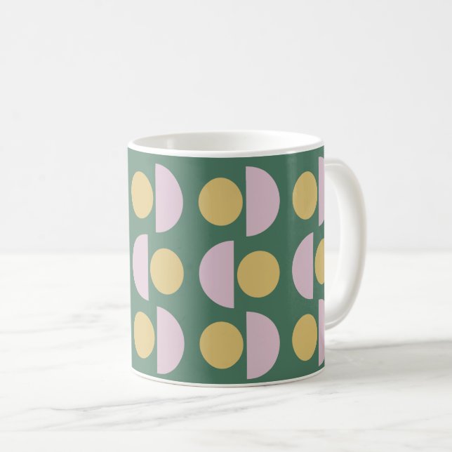 Skandinavisches Muster für das Muster "Floral" in  Kaffeetasse (VorderseiteRechts)