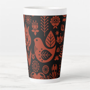 Skandinavisches Muster Kunst Milchtasse