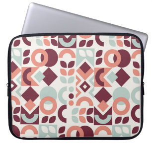 Skandinavisches Musterdesign. Einfache moderne Ret Laptopschutzhülle