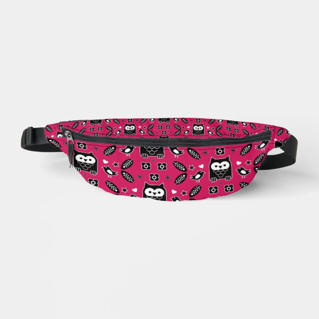 Skandinavisches Owl Folkloregeschenk Bauchtasche (Vorderseite)