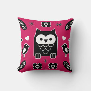 Skandinavisches Owl Folkloregeschenk Kissen