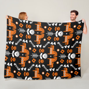 Skandinavisches Pferdervolk Fleecedecke