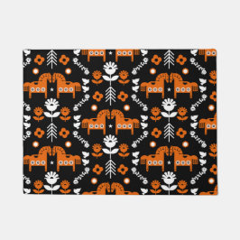 Skandinavisches Pferdervolk Fußmatte