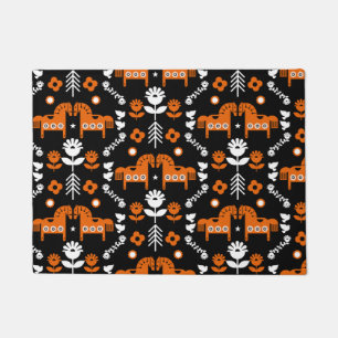 Skandinavisches Pferdervolk Fußmatte