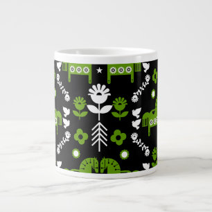 Skandinavisches Pferdervolk Jumbo-Tasse