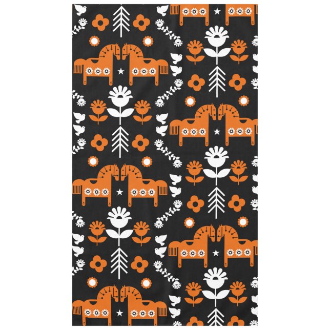 Skandinavisches Pferdervolk Tischdecke (Vorderseite)