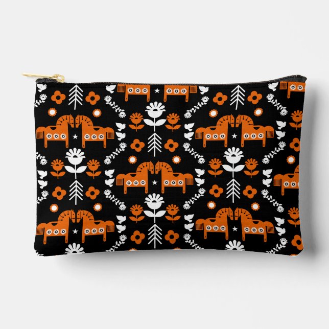 Skandinavisches Pferdervolk Zubehörtasche (Vorderseite)