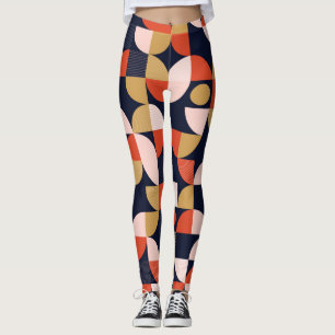 Skandinavisches Poster für einfache Formen, Geomet Leggings