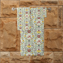 Skandinavisches Rosemaling Monogram Muster Nordic
