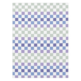 Skandinavisches Salbeigrün und Lavendel Tischdecke