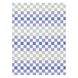 Skandinavisches Salbeigrün und Lavendel Tischdecke