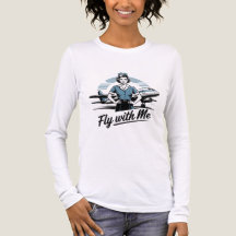 Skandinavisches Stewardess Langarmshirt