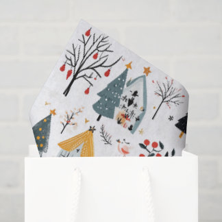 Skandinavisches Weihnachten Seidenpapier