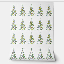 Skandinavisches Weihnachtsbild Tapete