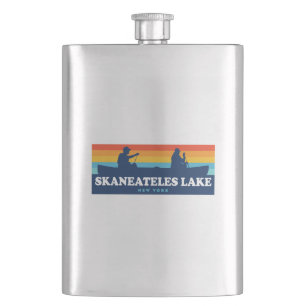 Skaneateles Lake New York Canoe Flachmann