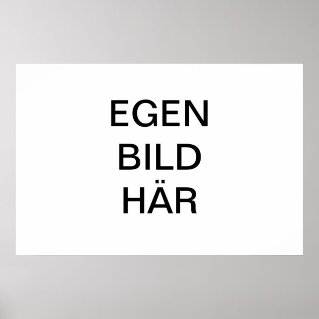 Skapa egen Affisch/Poster med egen bild och text Poster (Vorne)