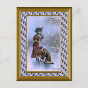 Skate 1920 postkarte