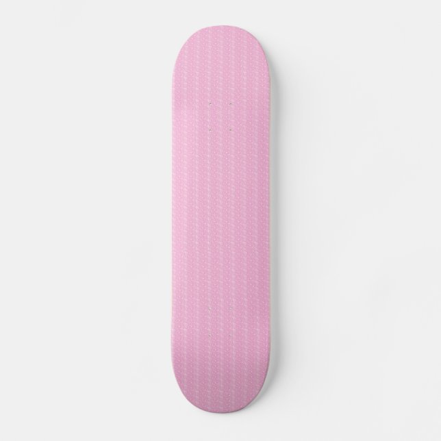 Skate Board Baby Pink Glitzer Skateboard (Vorderseite)