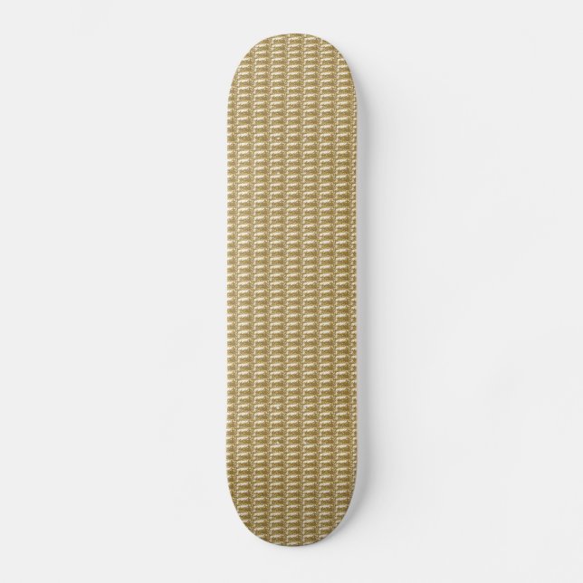 Skate Board Gold Ribbed Skateboard (Vorderseite)