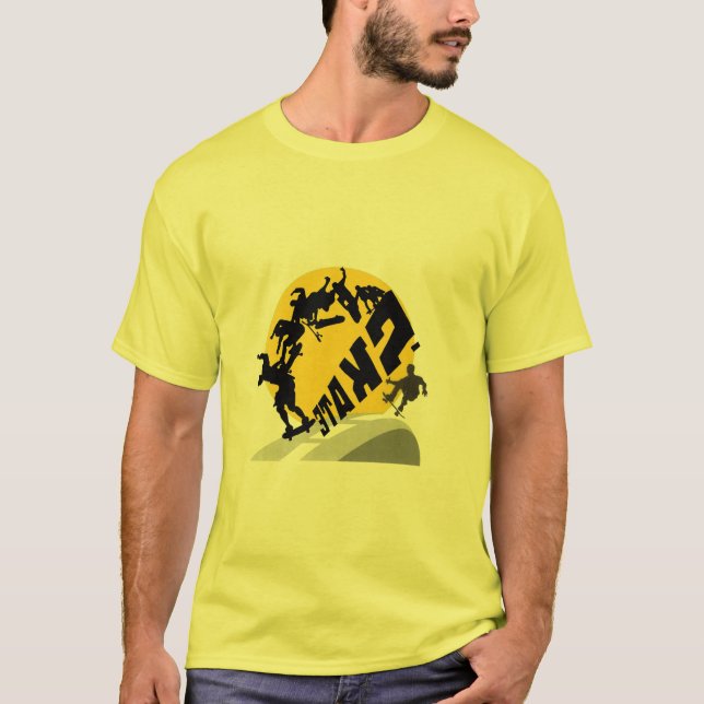 Skate-Board-T - Shirt (Vorderseite)