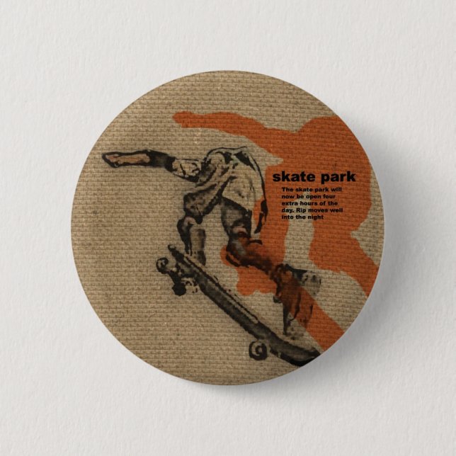 Skate Button (Vorderseite)