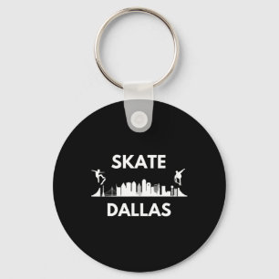 Skate Dallas Tx Skateboard-Fans Dallas Skyline Schlüsselanhänger