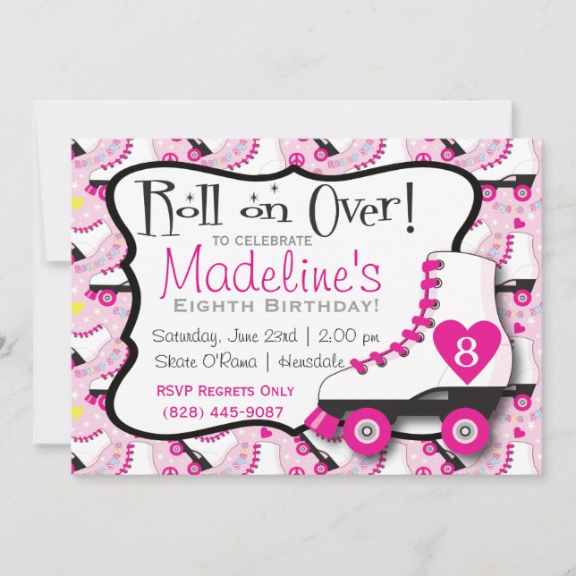 Skate-Einladung Nr. 2 Einladung (Vorderseite)