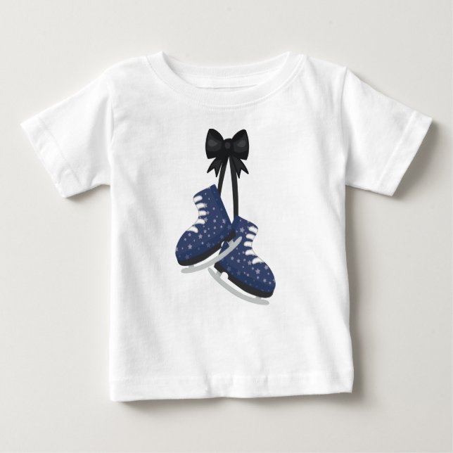 Skate, Eiswürfel, Skaten, Eishalterung Baby T-shirt (Vorderseite)