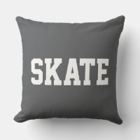 SKATE Fette athletische weiße Schrift auf modernem