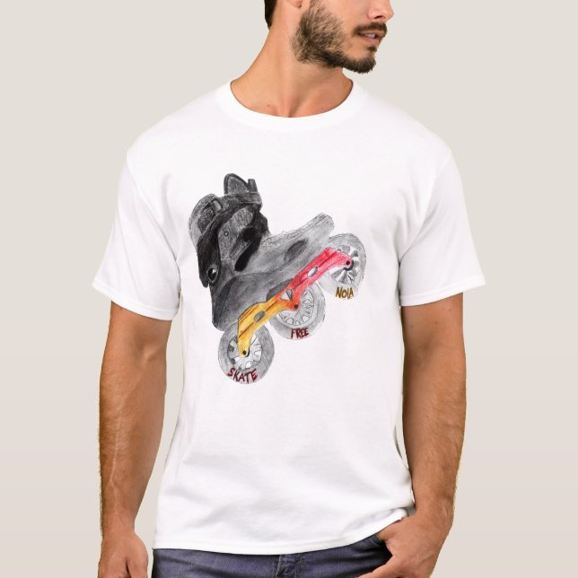 Skate-freies Nola-Logo T angepasst T-Shirt (Vorderseite)