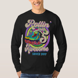 Skate Geburtstag Rollin in 5 Phantastisch seit 201 T-Shirt