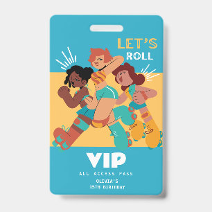 Skate-Geburtstagsfeier VIP Ausweis