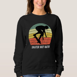Skate hasst Pro-Skateboarder Sonnenuntergang Longb Sweatshirt