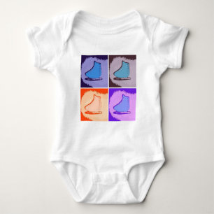 Skate/Lassen Sie es schnee lassen es schneien lass Baby Strampler
