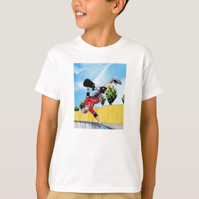Skate leben T-Shirt (Vorderseite)