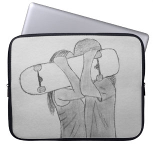Skate Liebe Laptopschutzhülle