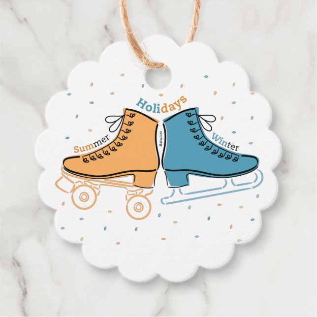 Skate meines Lebens ・ Urlaub ・ Geschenkanhänger (Vorderseite)