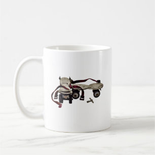 Skate mit Schlüsselrolle Kaffeetasse