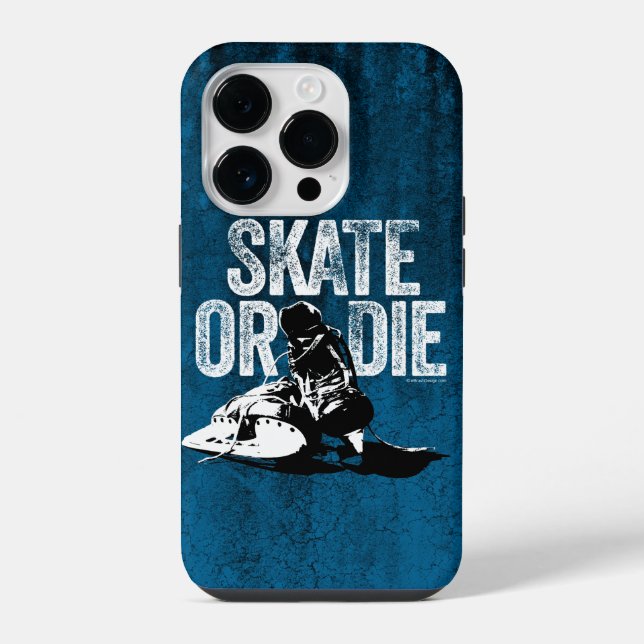 Skate oder Die (Hockey) iPhone Hülle (Rückseite)