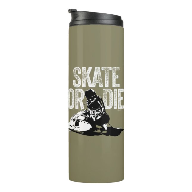 Skate oder Die (Hockey) Thermosbecher (Nach rechts gedreht)