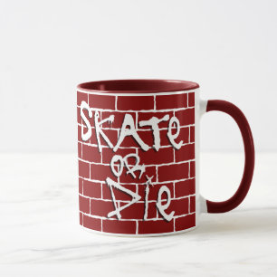 Skate oder Die Kaffeepause Tasse