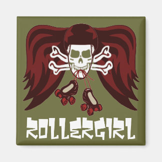 Skate oder die mit Engelsflügeln Magnet