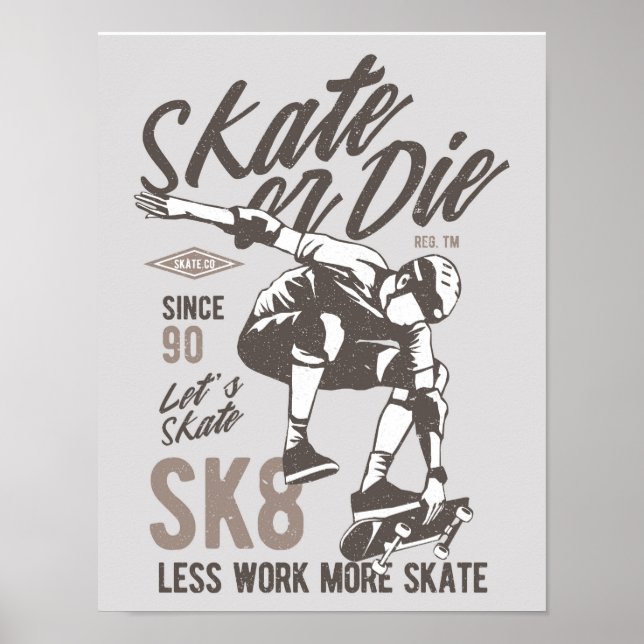 Skate oder die Poster (Vorne)