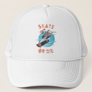 Skate oder die Skateboarder Boy Truckerkappe