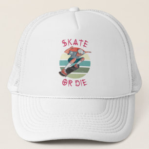 Skate oder die Skateboarder Boy Truckerkappe
