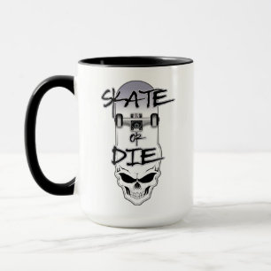 Skate oder die - Skateboarder Tasse