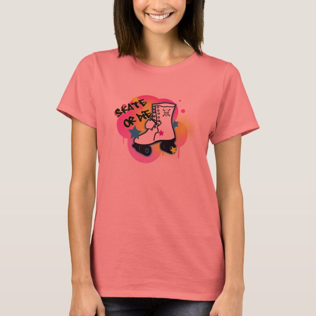 Skate oder Die T - Shirt der 80er Jahre (Vorderseite)