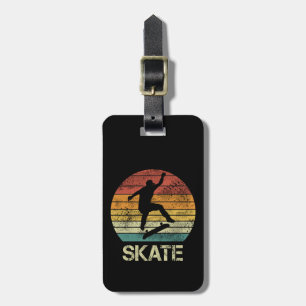 Skate Olli Vintage-Design für Skater Gepäckanhänger