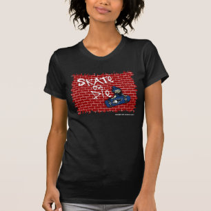 Skate or Die Ladies Twofer Sheer (passend) T-Shirt